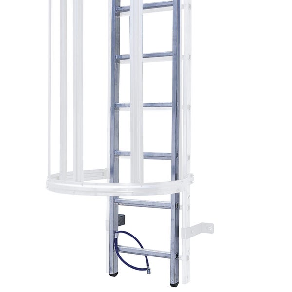 Industrieleiter mit Steigschutz