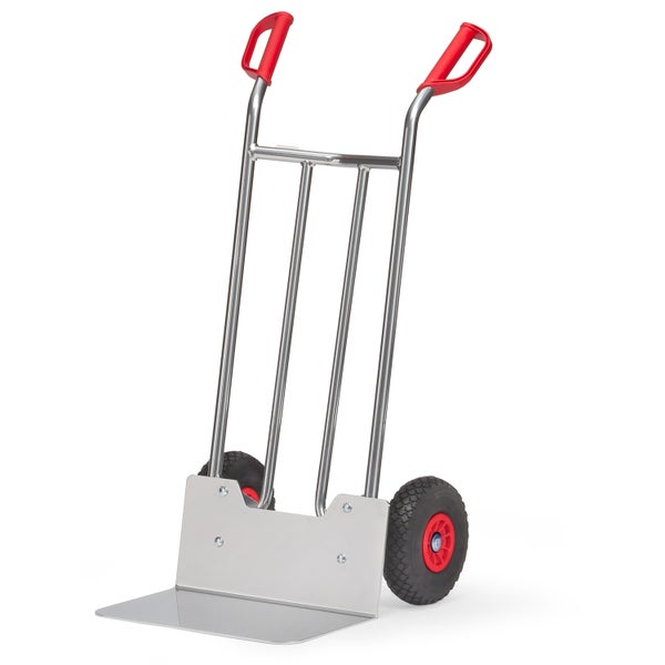 Sackkarre aus Stahl mit Schaufel und Griffen