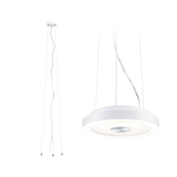 LED Deckenleuchte Volea 3000K 1300lm 230V 4W / 18,5W dimmbar Weiß, Silber