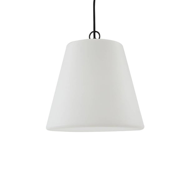 Lindby Außenleuchte Alaida (Modern) in Weiß (1 flammig, E27) - Pendelleuchte außen