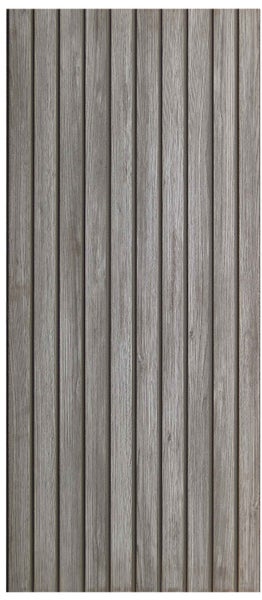 Holzfassade mit vertikalen Brettern