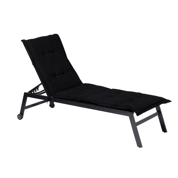 Liegenauflage Panama schwarz - ca. 200x65 cm