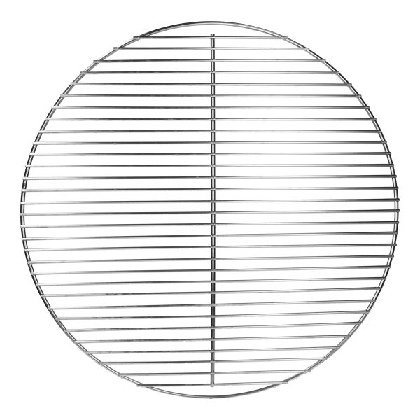 ECD Germany Runder Edelstahl Grillrost mit abnehmbarer Griff Ø 54,5 cm - robust & rostfrei - für Kugelgrill Grillkamin Buschbeck Gasgrill Feuerschalen Feuerkorb - Edelstahlgrillrost Rundgrill Grill