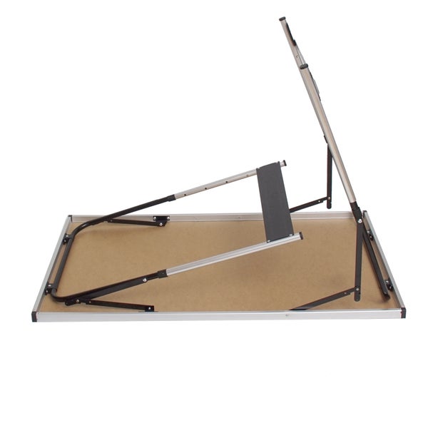 Multifunktionstisch mit verstellbaren Beinen und Rahmen