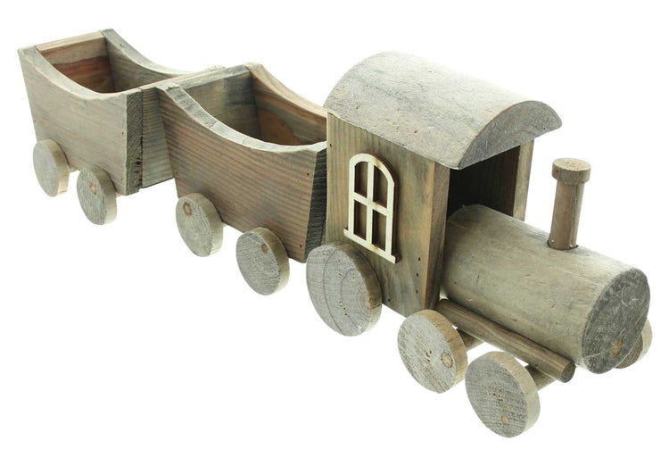 FRANK FLECHTWAREN | Zug Rustikal, ca. 57 x 10 x 16 cm, HOLZ