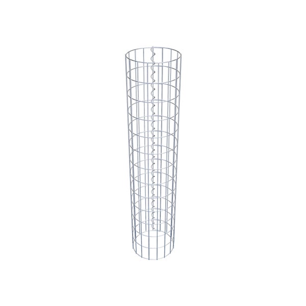 Gabionensäule Durchmesser 27 cm, MW 5 x 10 cm rund - Höhe: 1,30 m