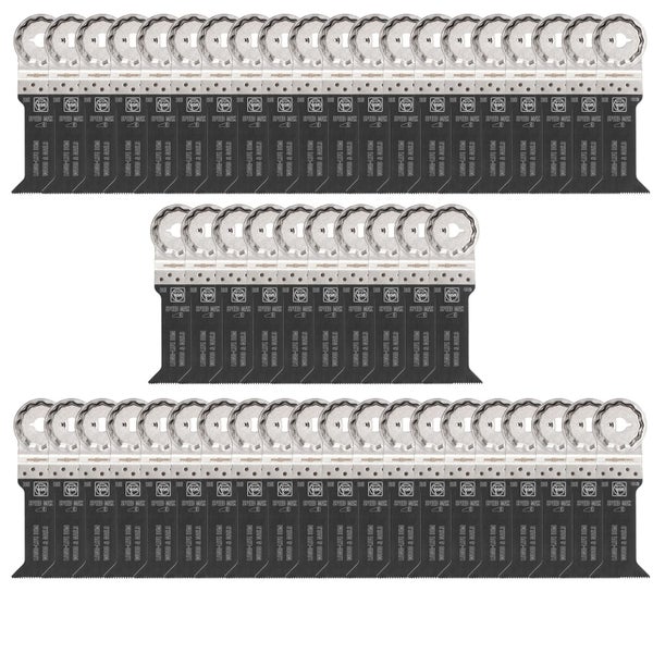 Mehrzwecksägeblätter für oszillierende Werkzeuge, geeignet für Holz und Metall, 50er-Pack
