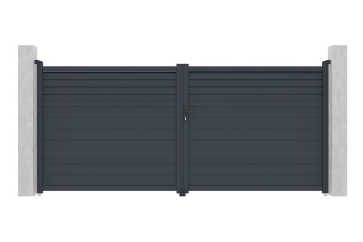 Elektrisches Flügeltor 4 m CARPATIA 400B180 + Motorisierung RANGER B150