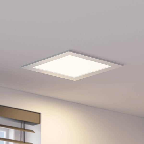 PRIOS LED Helina (Modern) in Alu (1 flammig, ) Badezimmerleuchte