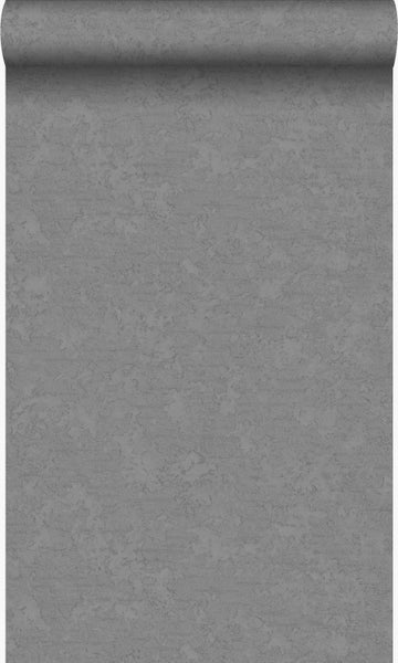 Origin Wallcoverings Tapete Uni Dunkelgrau - 53 cm x 10.05 m - 345945