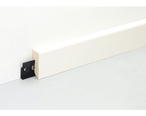 Sockelleiste Weiss RAL9016 lackiert SU047L 16x40x2500 mm