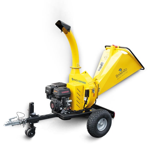 BAMATO HACK-150POWER Holzhäcksler mit E-Start – Leistungsstarker Holzzerkleinerer für Garten und Landschaftsbau