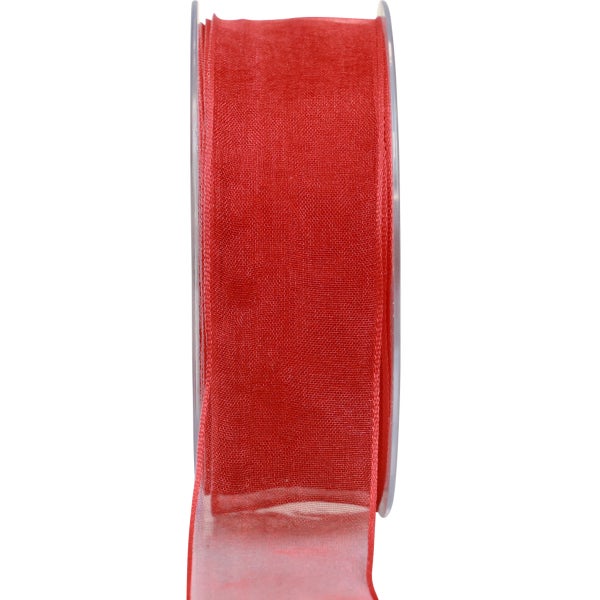 Rolle mit rotem Dekoband