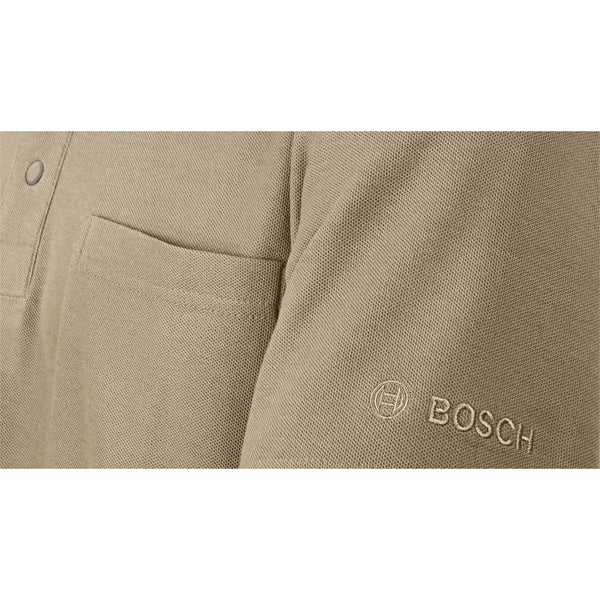 Bosch Logo auf einem Poloshirt