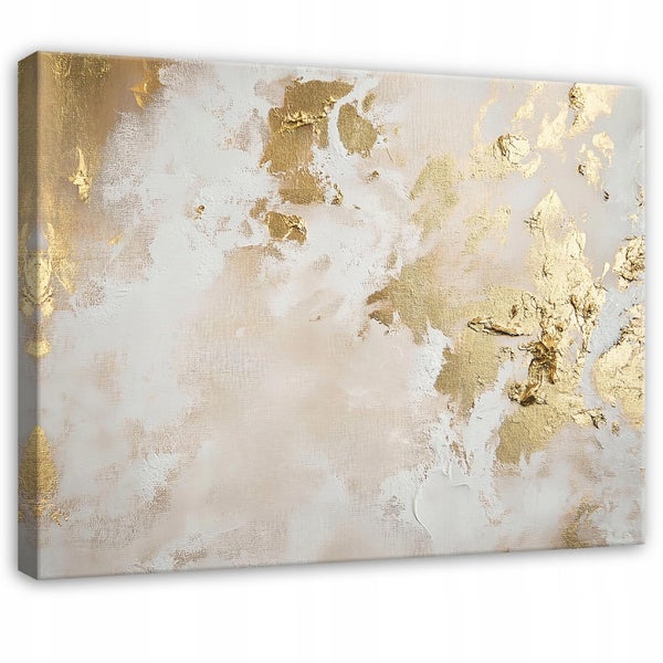 Leinwandbild Abstrakt gold Modern Wandbild 100x70 cm