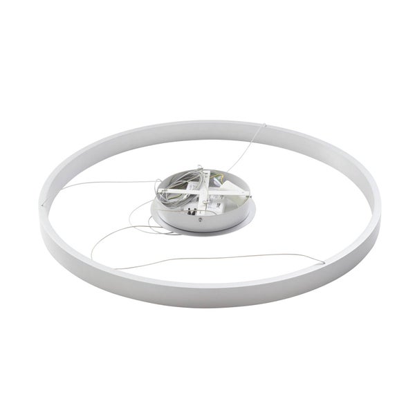 Arcchio LED Answin (Modern) in Alu aus Aluminium (1 flammig, ) Wohnzimmerleuchte