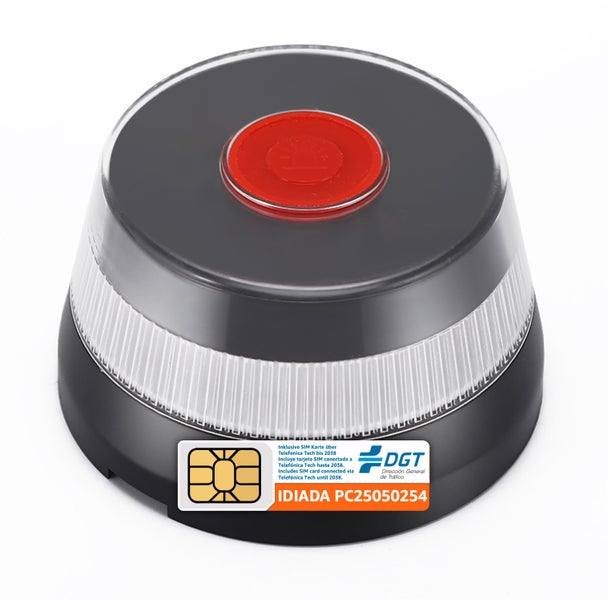 Notfall Warnleuchte mit SIM-Karte