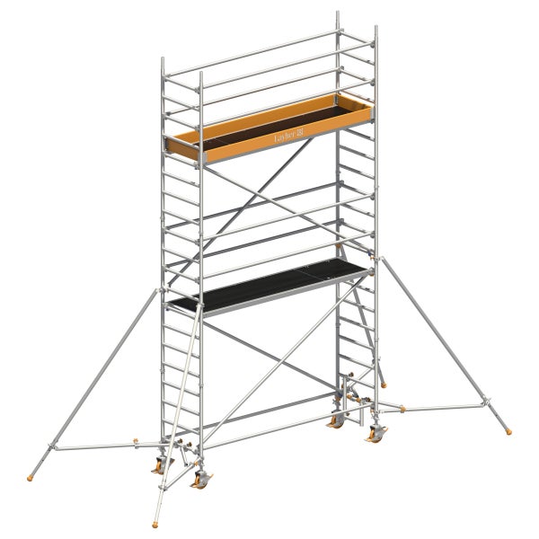 Layher Rollgerüst Uni Standard P2 mit Gerüststützen 6,20m AH