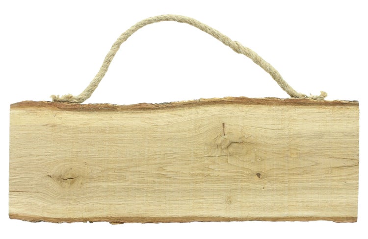 FRANK FLECHTWAREN | Holzschild Frohe Weihnachten, ca. 35 x 1,5 x 12 cm, EICHE, JUTE