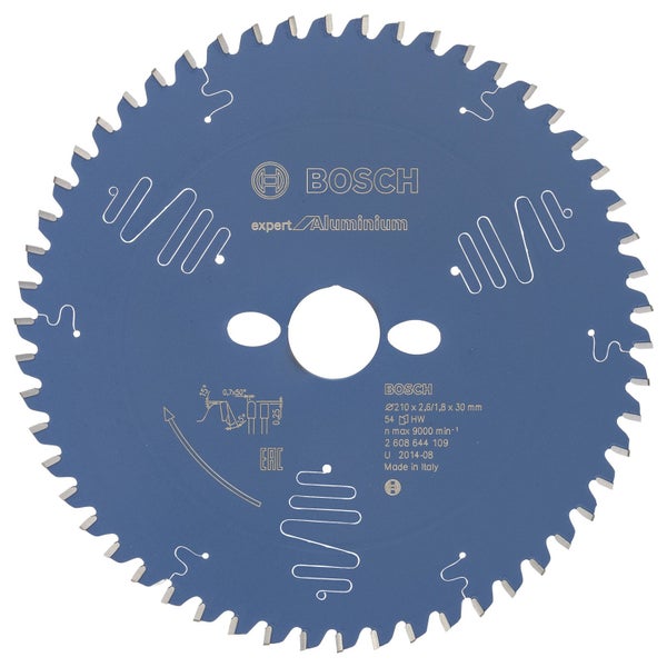 Bosch Kreissägeblatt Expert for Aluminium für Kapp- und Gehrungssägen 210 x 30 x 2,6 mm 54 - 2608644109