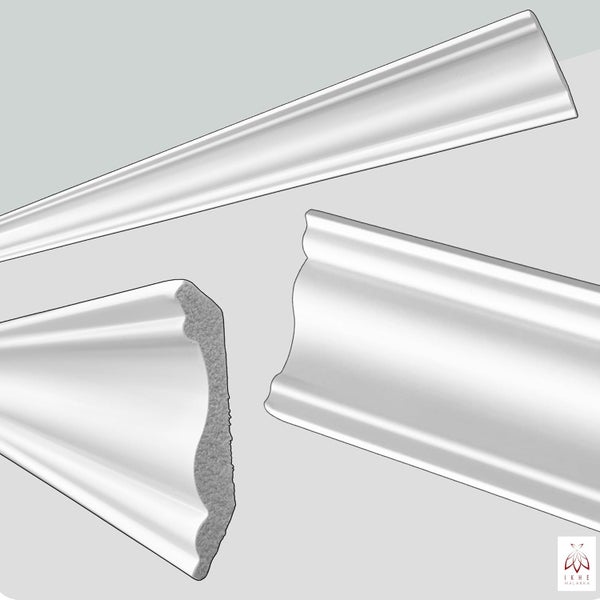 Zierleiste aus Polystyrol für den Innenbereich