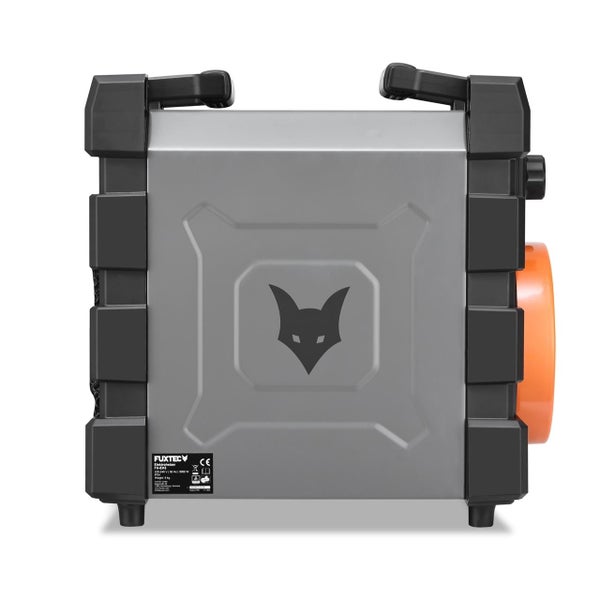 Fuxted Logo auf Heizlüfter