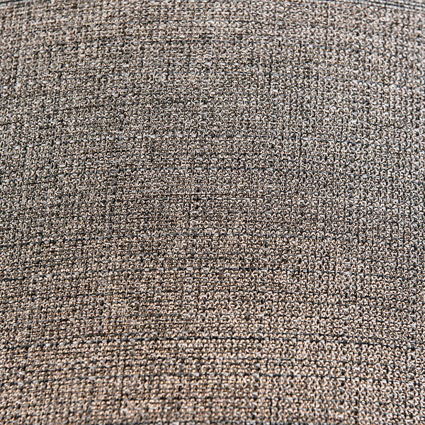 Detailaufnahme eines grob gewebten Stoffes mit strukturierter Oberfläche.