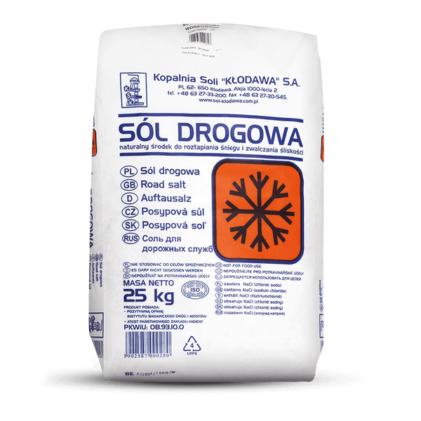 Kopalnia Soli Klodawa Streusalz 25kg x 12 Sack 300kg Palette