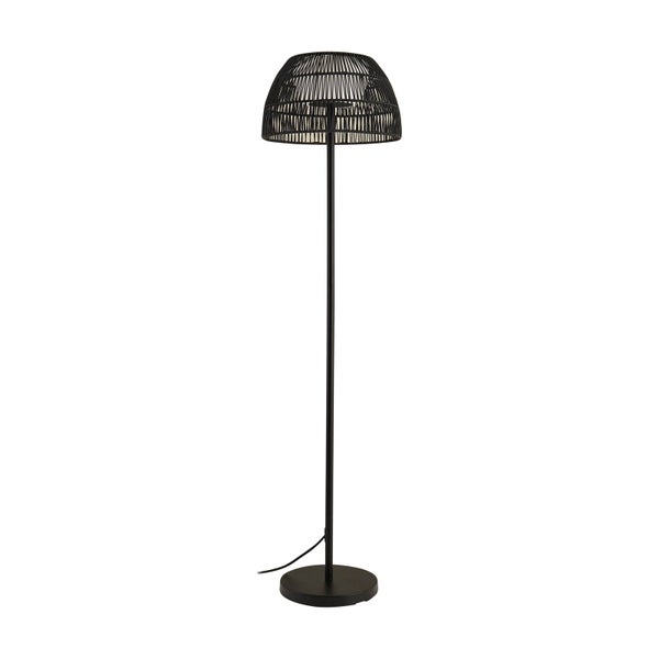 Lucande LED Heribio (spritzwassergeschützt (Modern) in Schwarz aus Metall (1 flammig, )