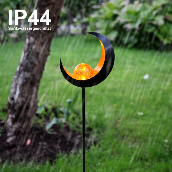 Dekorative Glaskugel mit LED Beleuchtung für den Innenbereich