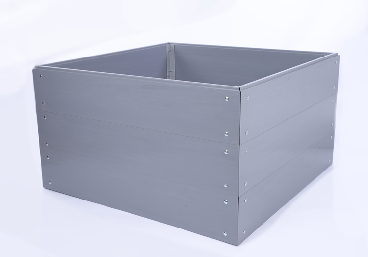 Hochbeete Growline Plast HxBxT 61x80x45 cm 3 Ebenen Kunststoff Grau