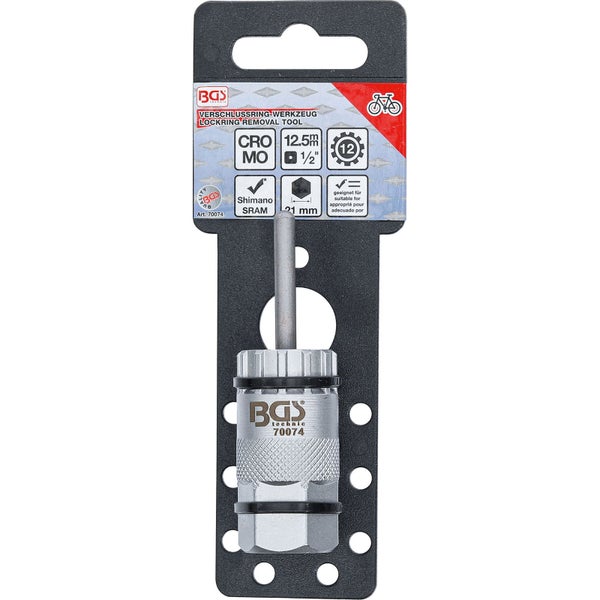 Werkzeugsatz für Motoren in einem blauen Koffer