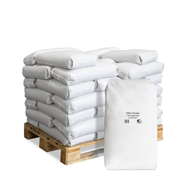 Wolff & Müller Quarzsand 1,0 - 2,0 mm 25kg x 40 Sack 1000kg Palette