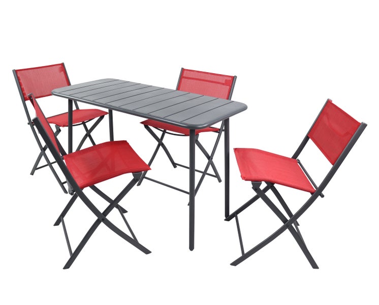 5 tlg. Bistroset Balkonset Gartenset Sumila 110x55