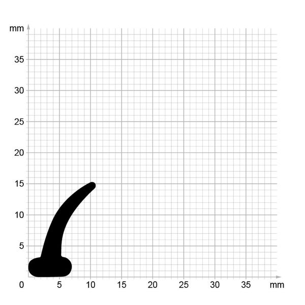DIWARO. | Lippendichtung LP279 | schwarz | 5 Meter