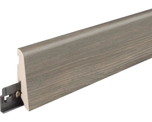 Fußleiste mit Befestigungsclip