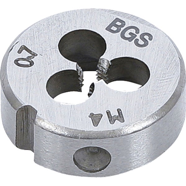 BGS Logo-Prägewerkzeug im transparenten Behälter
