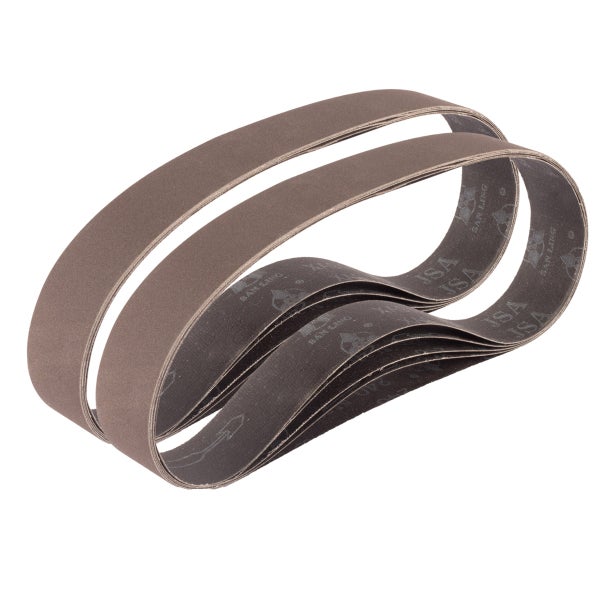 STAHLWERK Schleifband 10er Set P180 40 x 760mm Gewebe Schleifpapier