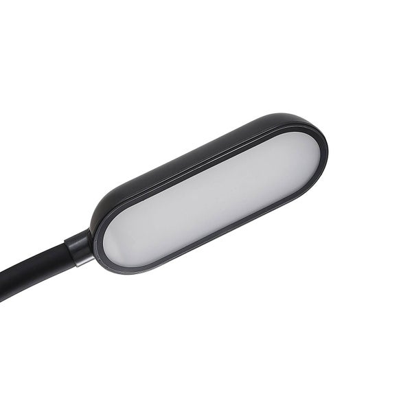 PRIOS LED Tischlampe Opira ( Touchdimmer)mit USB Anschluss dimmbar (Modern) in Schwarz (1 flammig, ) - Tischleuchte Schreibtischlampe Nachttischlampe Touch Lampe