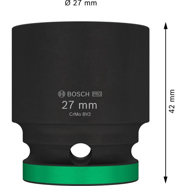 Bosch PRO Impact Socket 1/2 27 mm Standard - 2608003056