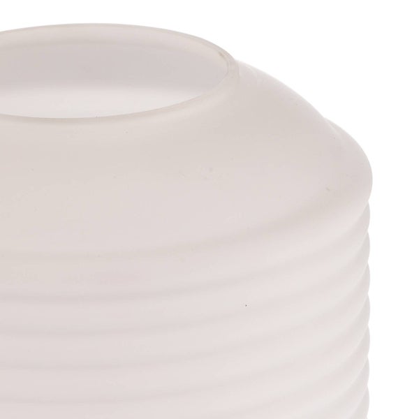 Lindby Glas Tischlampe, Nachttischlampe Tischleuchte Glaslampe 1x E27 max. 15W ohne Leuchtmittel Schlafzimmerlampe Nachttischleuchte Glasleuchte