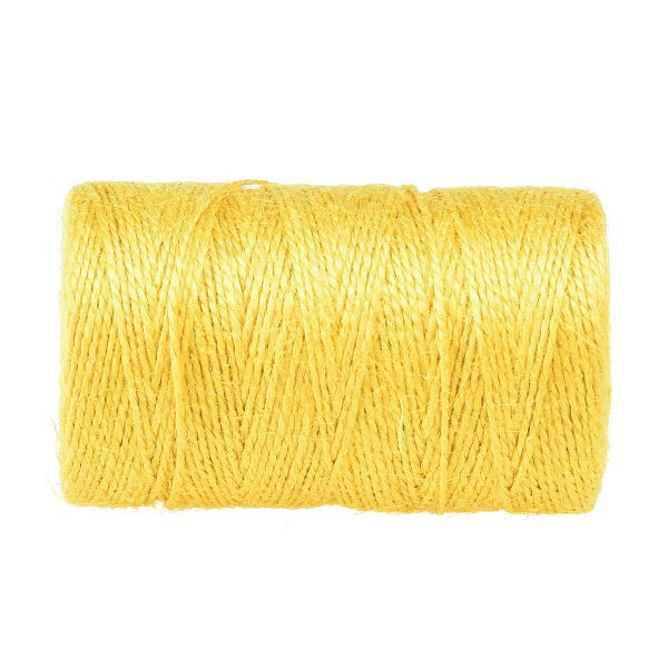 Spule gelbe Jutekordel