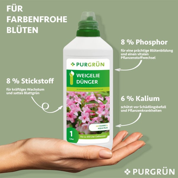 Purgrün Weigelie-Dünger 1 Liter