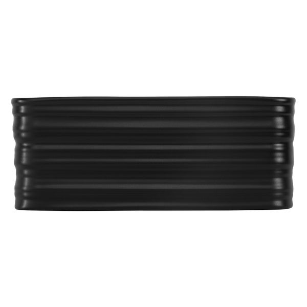 ML-Design Waschbecken aus Keramik in Schwarz matt 39x39x15 cm Quadratisch, Moderne Aufsatzwaschbecken, Design Waschtisch Aufsatz-Waschschale Waschplatz Handwaschbecken, für das Badezimmer und Gäste-WC