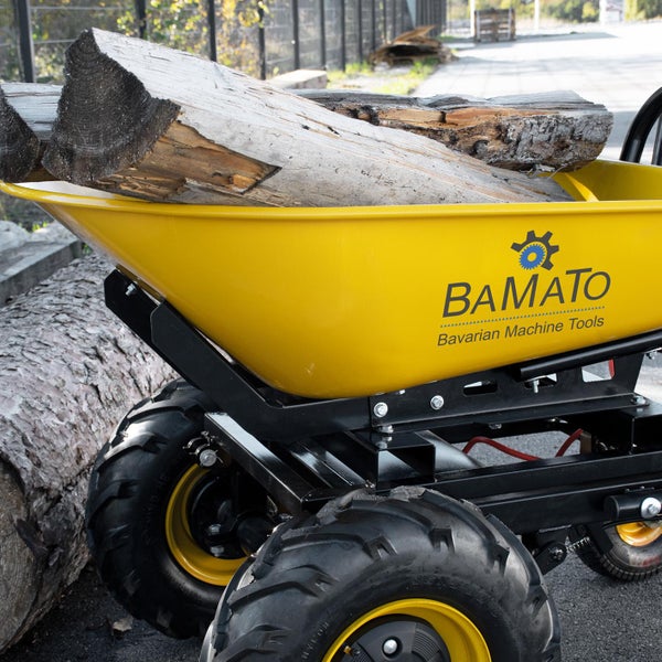 BAMATO MTR-300W Elektrische Schubkarre mit Lithium-Ionen-Akku