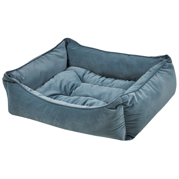 Tierbett IZMIR Samtstoff Blau