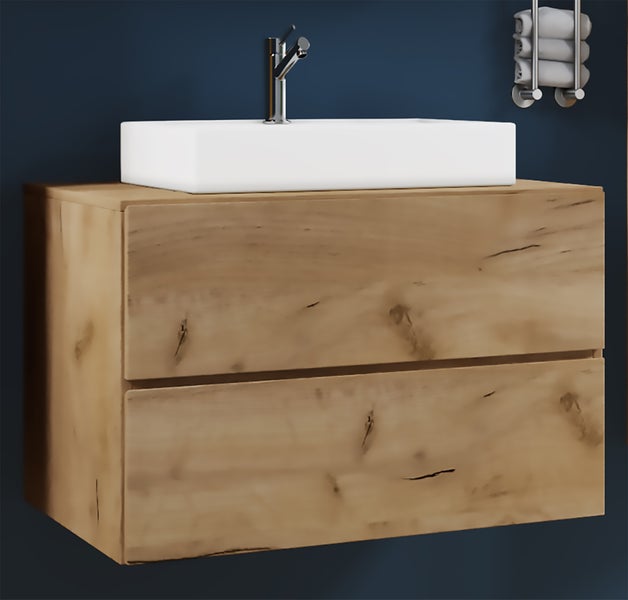 2-tlg. Waschplatz Waschtisch Lendas S Schublade