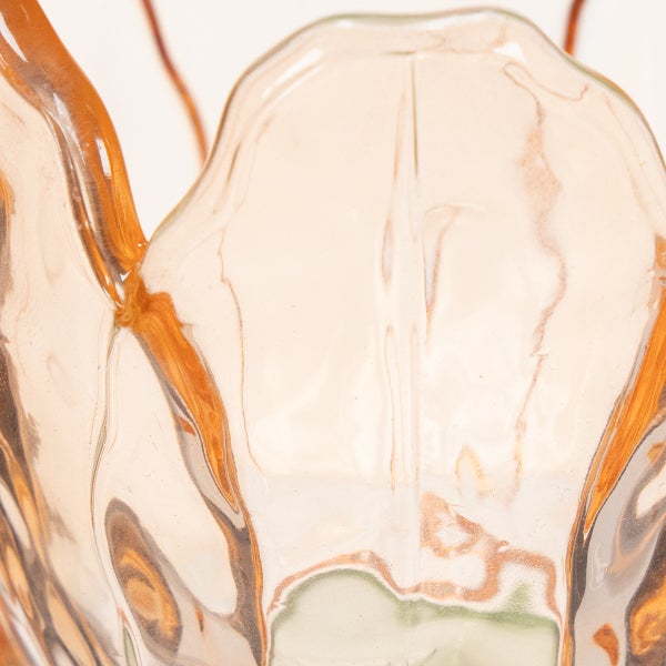 Detailaufnahme einer Glasvase