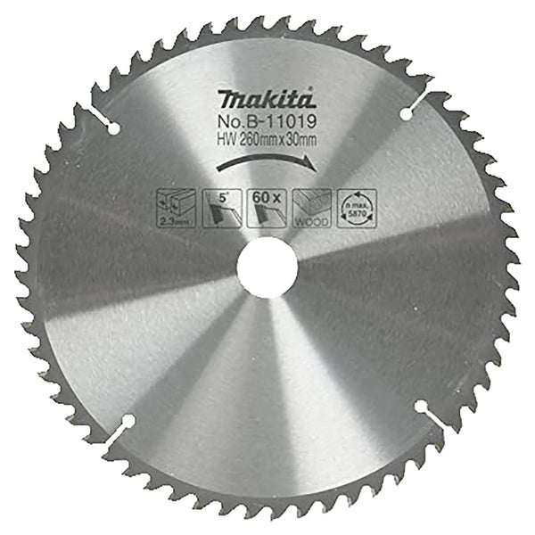 Makita Sägeblatt mit 260 mm Durchmesser für Holz