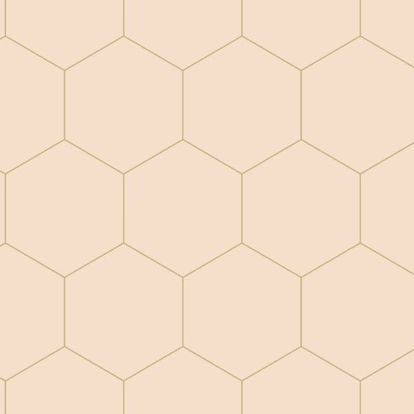 Sechseckiges Fliesendesign für Wand und Boden